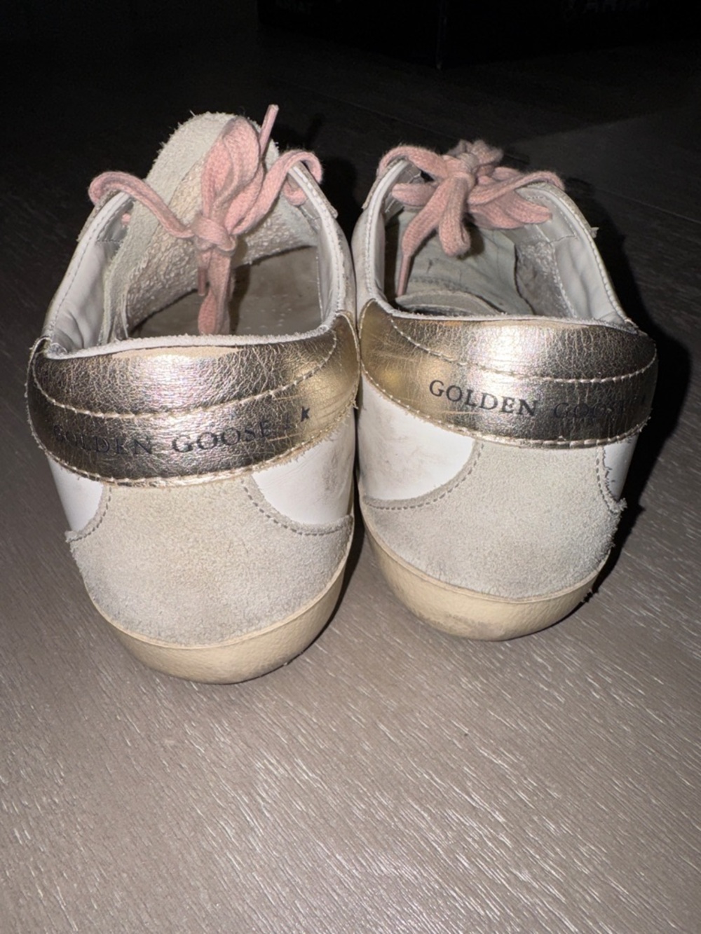 Golden Goose White Leather Sneakers barely worn - Picture 4 of 7